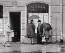 Biuro Podróży Orbis przy Krakowskim Przedmieściu w Lublinie