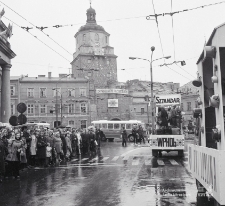 Parada z okazji Dni Lublina 1973 &ndash; Krakowskie Przedmieście w Lublinie