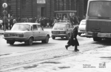 Skrzyżowanie Krakowskiego Przedmieścia, ulicy Kołłątaja i ulicy 3 Maja w Lublinie