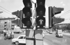 Sygnalizacja świetlna na ulicy Władysława Kunickiego w Lublinie