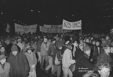 Manifestacja z okazji obchodów Święta Niepodległości 11 Listopada na placu Litewskim w Lublinie