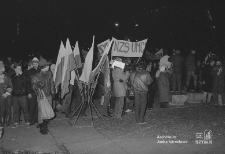 Manifestacja z okazji obchodów Święta Niepodległości 11 Listopada na placu Litewskim w Lublinie