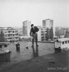 Brygada remontowa Sp&oacute;łdzielni Mieszkaniowej &bdquo;KOLEJARZ&rdquo; w Lublinie
