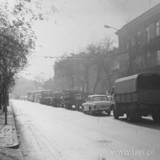 Korki na ulicy 1 Maja