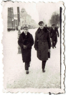 Studenci KUL na Krakowskim Przedmieściu w Lublinie (na wysokości placu Litewskiego)