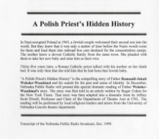 A Polish Priest's Hidden History