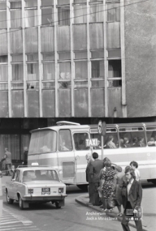 Postój taksówek przy ulicy Pocztowej w Lublinie