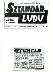 Wystawa fotografiki Tadeusza Ptasińskiego w KMPiK w Lublinie &ndash; Sztandar Ludu 21 II 1976 r., nr 44