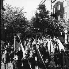 Pogrzeb tragicznie zmarłych B. Polskiego i F. Pieleckiego