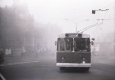 Trolejbus na placu Dworcowym w Lublinie