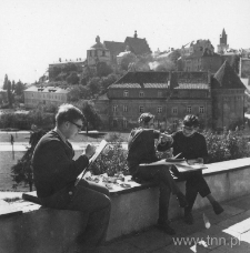 Lekcja rysunków na Starym Mieście