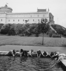 Fontanna na błoniach pod Zamkiem Lubelskim