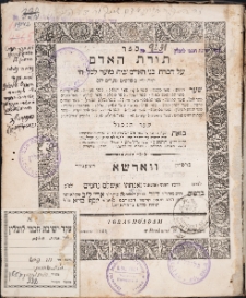 Torat ha-adam, תורת האדם