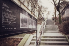 Wystawa plenerowa &bdquo;Zima w Lublinie&rdquo;.