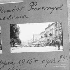 1 Pułk Ułan&oacute;w Legion&oacute;w Polskich na Krakowskim Przedmieściu/placu Litewskim w Lublinie