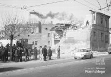 Wyburzenie kamienicy przy ulicy Bernardyńskiej 19 w Lublinie (ul. Dąbrowskiego)