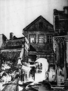 Brama Grodzka w Lublinie (solaryzacja)