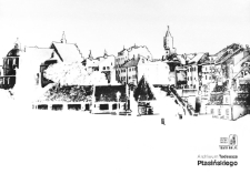 Widoki Lublina &ndash; Stare Miasto (solaryzacja)