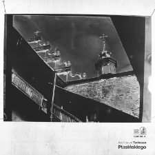 Dzwonnica Bazyliki pw. św. Stanisława w Lublinie (solaryzacja)