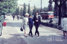 Wojciech Turżański wraz z rodzicami na Alejach Racławickich w Lublinie