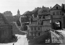 Widok z ulicy Zamkowej na ulicę Podwale w Lublinie