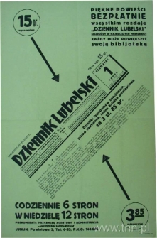 Strona z gazety "Dziennik Lubelski"