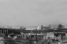 Budowa osiedla im. A. Mickiewicza LSM w Lublinie &ndash; widok w stronę Miasteczka Akademickiego UMCS