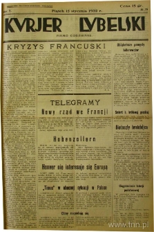 Strona z "Kurjera Lubelskiego", R. 10, nr 15