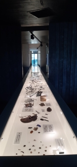 Fragment ekspozycji w Muzeum i Miejscu Pamięci w Sobiborze