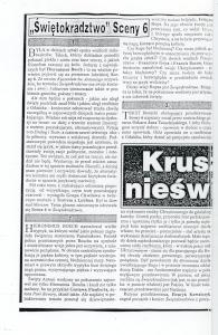 Recenzja z przedstawienia &bdquo;Świętokradztwo&rdquo; Teatru Scena 6
