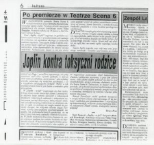 Recenzja przedstawienia &bdquo;Joplin &ndash; to ja ?&rdquo; Teatru Scena 6