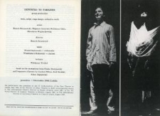 Folder z przedstawienia &bdquo;Zesłani do raju&rdquo; Teatru Scena 6