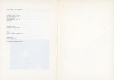 Folder w języku angielskim spektaklu &bdquo;Psalmy&rdquo; Teatru Scena 6
