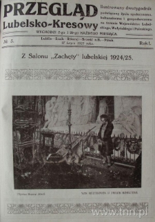 Strona czasopisma "Przegląd Lubelsko-Kresowy", R. 1, nr 5