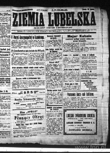 Ziemia Lubelska - Niezależny dziennik demokratyczny, R. 25 (1929), nr 199