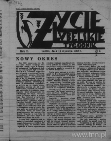 Życie Lubelskie - Tygodnik, R. 2 (1936), nr 2