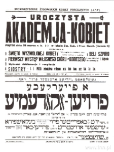 Stowarzyszenie Żydowskich Kobiet Pracujących (JAF)