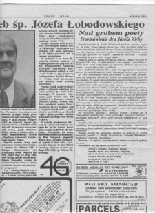 Przem&oacute;wienie J. Zięby podczas uroczystości pogrzebowych J. Łobodowskiego w Lublinie