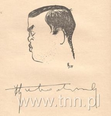 Karykatura J. Łobodowskiego