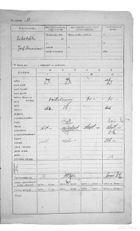 Dziennik z ocenami Józefa Łobodowskiego, kl. VIII