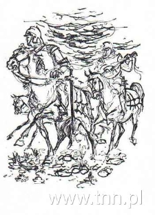 Ilustracja do tomu J. Łobodowskiego "Jarzmo kaudyńskie"