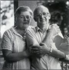 Edward Cyganiewicz z żoną