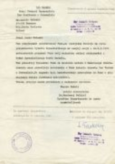 Dokument z Yad Vashem dla Ludwika Goleckiego, 16 czerwca 1986 rok