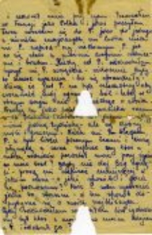 List od Henryki Szweryn do Jana Kotarskiego, ojca Alicji Kowalczyk, 13. sierpnia 1945 roku