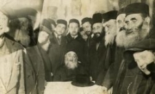 Members of the Council of Jews in Piaski. 1942.