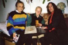 Romana Bajak, Teofila Bajak, Beth-Eden Kite, the representative of the Embassy of Israel, Lublin 2001.