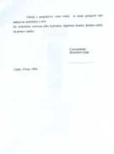 Relacja Bronisławy Zając dla Instytutu Yad Vashem