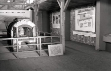 Fragment ekspozycji na terenie byłego obozu koncentracyjengo na Majdanku