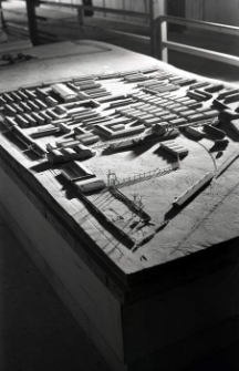 Makieta przedstwiająca teren byłego obozu koncentracyjnego na Majdanku