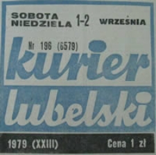 Kurier Lubelski 1979 nr 196 : [Pierwsze naloty] [Lublin w przededniu wojny]